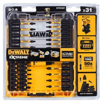 shumee Dewalt komplet nastavkov Flextorq, 31 kosov.
