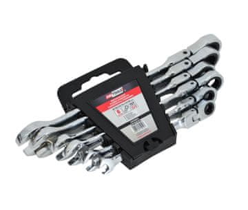 shumee Awtools kombinirani ključi z ragljo, zglobni, komplet 6 kosov, 8-19 mm
