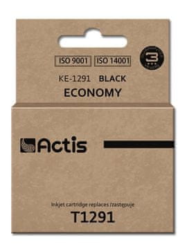 ACS Nadomestna črna kartuša Actis KE-1291 za Epson, 18 ml