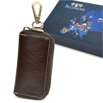 Beltimore Beltimore Vintage Premium usnjen etui za ključe s trdnimi karabinskimi kavlji