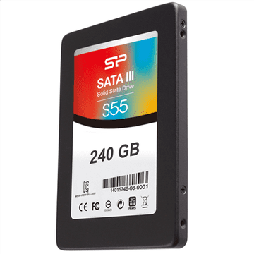 Silicon Power Slim S55 SSD 240GB SATA 550MB/s branje 450MB/s 36-mesečna garancija