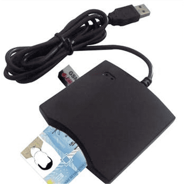 Transcend Transcend | bralnik pametnih kartic USB PC/SC črne barve