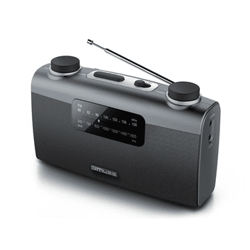 Muse Muse | M-058R | AUX vhod | Črna | Prenosni radio