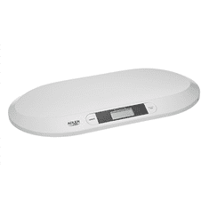Adler Otroška tehtnica AD 8139 | AD 8139 | Največja teža (kapaciteta) 20 kg | Natančnost 10 g | Bela