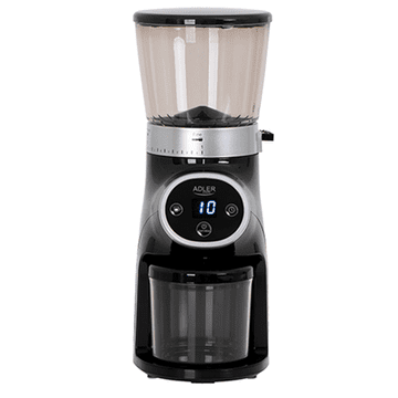 Adler Adler | AD 4450 Burr | Mlinček za kavo | 300 W | Prostornina kavnih zrn 300 g | Število skodelic 1–10 kosov | Črna