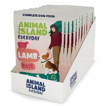 Animal ANIMAL ISLAND Everyday Lamb – mokra hrana za pse, jagnjetina, 10x150g