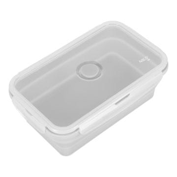 NILS CAMP Zložljiva posoda/škatla za kosilo NC4105 siva 1200 ml nils camp