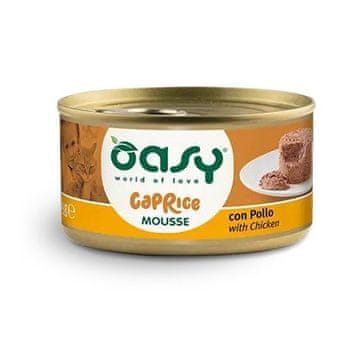 Oasy OASY Caprice Mousse Mokra hrana za mačke Piščanec, 85g