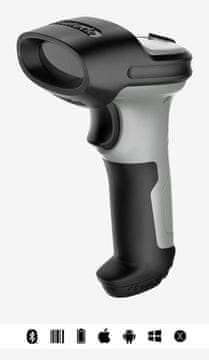 slomart Inateck BCST-70 ročni čitalnik črtne kode 1D Laser, črna/siva
