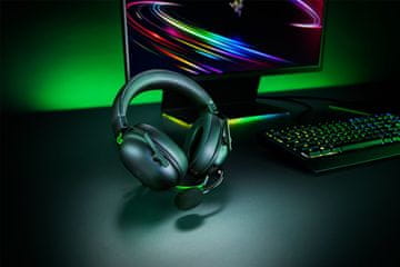 Razer Razer Blackshark V2 X gaming slušalke, Žične, Črne/Zelene