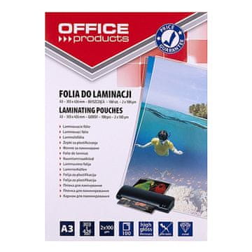 PBS PBS folija za laminiranje, A3, sijajna, 2x100 mikronov, 100 listov