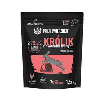 Paka Zwierzaka PAKA ZWIERZAKA Zajec z gozdnimi sadeži L, 1,5 kg