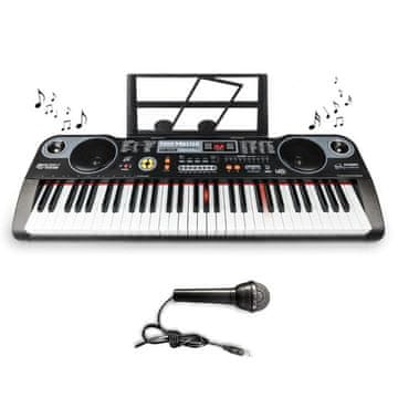 slomart MQ 6115L klaviatura, 61 tipk, osvetljene tipke, LCD zaslon