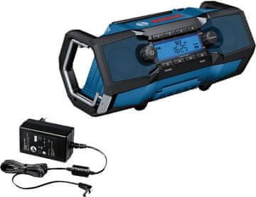 BOS Bosch GPB 18V-2 C Professional prenosni digitalni radio, črna/modra/srebrna