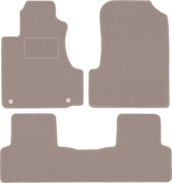 Velurne avtotesnine za: Honda CR-V III SUV (2006-2012) bež