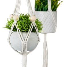 Northix Set obešalnikov Macramé Plant, 7 kosov, različne velikosti