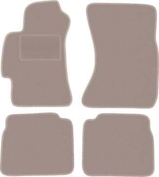 Velurne avtotesnine za: Subaru Outback III karavan, limuzina (2003-2009) bež