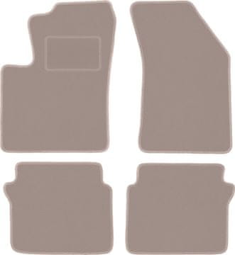 Velurne avtotesnine za: Chrysler Sebring III limuzina (2007-2010) bež