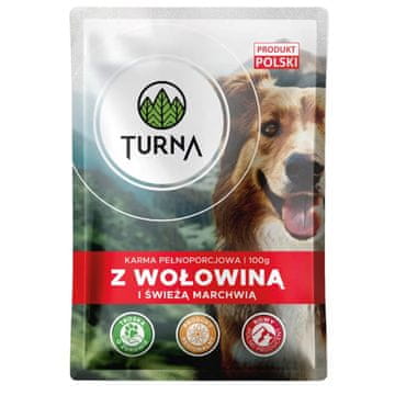 slomart TUA TURNA s govedino - mokra hrana za pse - 100g