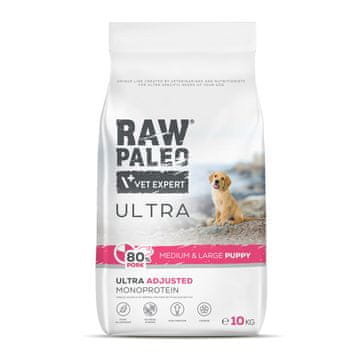 VetExpert VETEXPERT Raw Paleo Ultra Pork pasja hrana za mladiče 10 kg