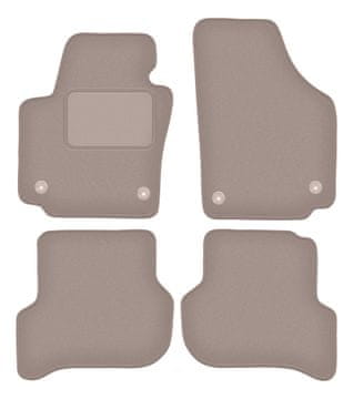 Velurne avtotesnine za: Seat Altea XL enoprostorec (08.2008-2015) bež