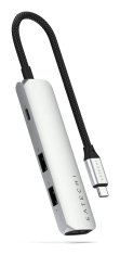 Satechi Satechi vmesniški hub USB Type-C, 10000 Mbit/s, Srebrna