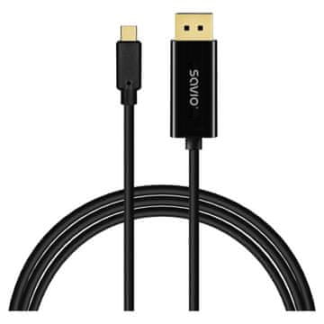 SAVIO Savio USB-C kabel CL-207, 2m, USB 2.0, črn