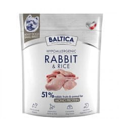 slomart BALTICA Nutraceutic Hypoallergenic S Rabbit with rice - Suha hrana za majhne pse, 1kg