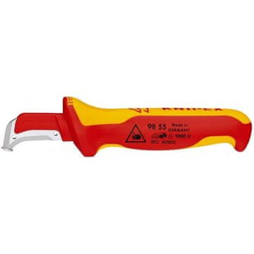 Knipex Pomožni nož Knipex 98 55 SB, nepomični rezilo