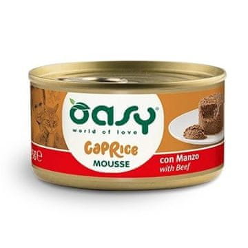 Oasy OASY Caprice Mousse govedina, mokra hrana za mačke, 85g