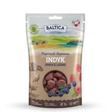 slomart BALTICA Pasje priboljški Okusi regij Turčija z gozdnimi sadeži - 100g