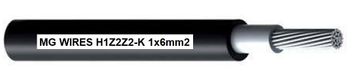 slomart MG Wires fotovoltaični kabel 1x6mm2, 0.6/1kV, črn, 100m