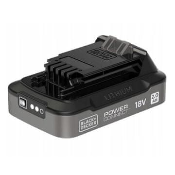 Black+Decker Akumulator BLACK+DECKER BDL2018S, 18V, 2Ah, Li-Ion