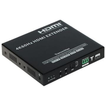 slomart Nič neznanega HDMI oddajnik HDMI-EX-IP-4K-X1/TX, 4K@60Hz, IP omrežje