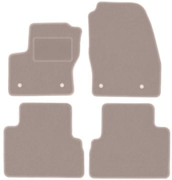 Velurne avtotesnine za: Ford C-MAX MK2 enoprostorec (2015-2019) bež