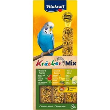 Věka VITAKRAFT Kräcker Mix 3 kom - priboljški za papigice