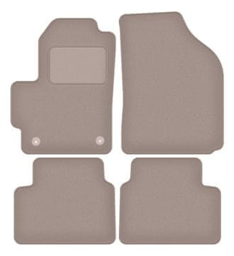 Velurne avtotesnine za: Chevrolet Spark II M200 hatchback (2005-2009) bež