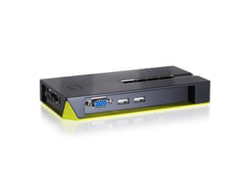 Level One LevelOne 4-portni USB VGA KVM stikalo, zelena/črna