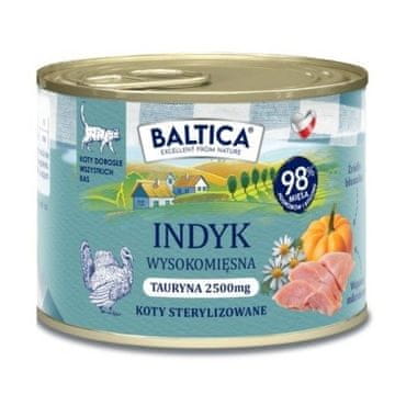 slomart BALTICA Smaki regionów Mokra hrana za mačke Puranj z jagnjetino, 185g