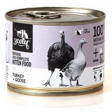 slomart 3COTY mokra hrana za mačke, puran in gos, 180g