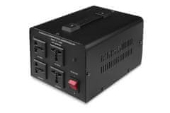 2.000 VOLT POLSKA VP 2000 pretvornik napetosti 2000W, 230V/110V AC, črn
