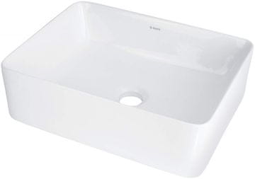 Ceramic DTA umivalnik za pult, keramični, 500x400x150 mm, bel