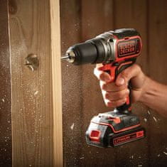 BLACK Black & Decker BL186KB-QW akumulatorski vrtalnik 1650 RPM, krtačni motor