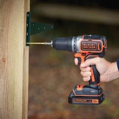 BLACK Black & Decker BL186KB-QW akumulatorski vrtalnik 1650 RPM, krtačni motor