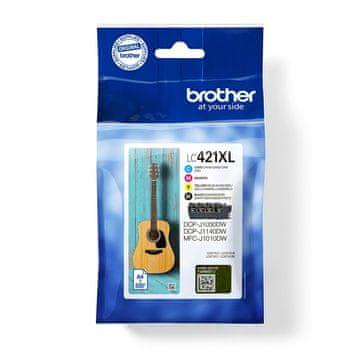 BROTHER Brother LC-421XLVAL PagePack 4 kos Original XL Črna, C, M, Y