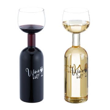 Northix Steklenica za vino 750 ml - zabavno darilo za ljubitelje vina