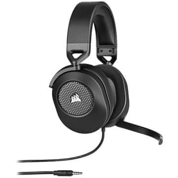 Corsair Corsair HS65 SURROUND Gaming slušalke, žične, karbonsko črne