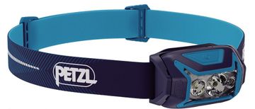 Naglavna LED svetilka Petzl Actik Core Blue, USB polnilna