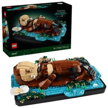 LEGO IDEAS 21366 Plavajoči morski vidri, 1234 kock