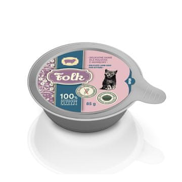 Folk FOLK mokra hrana za mladiče, jagnjetina, 85g